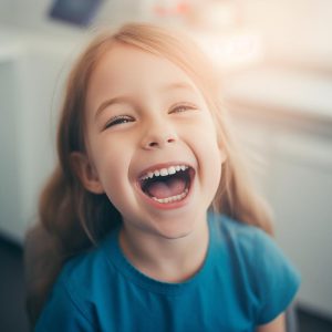 Mississauga Happy Child At Dentist Cavities Fillings Align Teeth